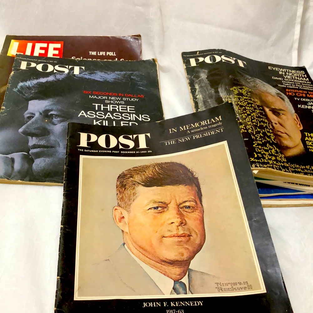 Vintage Post and Life magazines